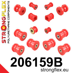 Strongflex Kompletni poliuretanski komplet čahura ovjesa za SUZUKI Ignis / SUBARU JUSTY G3X