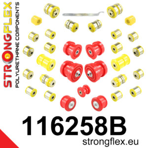 Strongflex Kompletni poliuretanski komplet čahura ovjesa za MERCEDES-BENZ C-CLASS 204 / MERCEDES-BENZ E-CLASS 207