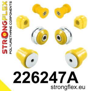 Strongflex Komplet čahura prednjeg ovjesa i stražnje grede SPORT za SEAT Ibiza / AUDI A1 GB