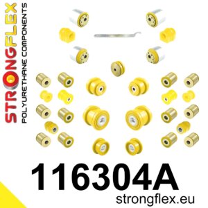 Strongflex Kompletni poliuretanski komplet čahura ovjesa SPORT za MERCEDES-BENZ CLK W209 / MERCEDES-BENZ C-CLASS 203