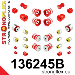 Strongflex Kompletni poliuretanski komplet čahura ovjesa za SAAB 9-3 YS3F