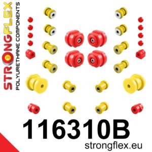 Strongflex Kompletni poliuretanski komplet čahura ovjesa za MERCEDES-BENZ /8 W114