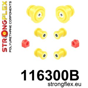 Strongflex Komplet čahura stražnjeg ovjesa za MERCEDES-BENZ 123 Saloon 123 / MERCEDES-BENZ /8 W114