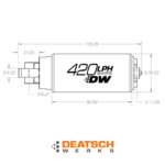 Nuke Performance Deatschwerks DW420 gorivna pumpa za spremnik