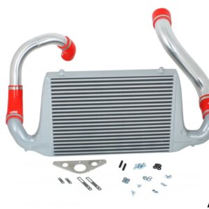do88 komplet intercoolera i cijevi za SAAB 900 Turbo 1987-1993, crvena crijeva