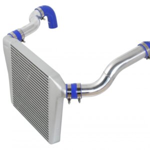 do88 komplet intercoolera i cijevi za Volvo 740/760/780/940/960 Turbo 81-98, crvena crijeva, zaklopka 76mm