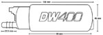 Nuke Performance Deatschwerks DW400 komplet gorivne pumpe za spremnik