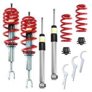 JOM Redline podesivi ovjes za Audi A4 B6 i B7 (8e) Avant, Kabriolet i Quattro 1.8T, 1.9TDi, 2.5TDi, 3.0, 3.0TDi, 3.2 FSI, außer Fahrezuge s nivelacijsko regulaciju oder Sport-Paket