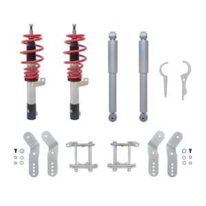 JOM Redline podesivi ovjes za VW Caddy 3 (2KA/2KB) 1.2, 1.6, 2.0, 2.0SDi, 1.6TDi, 1.9TDi od godine proizvodnje 2004, osim modela s DSG-om i pogonom na sva četiri kotača