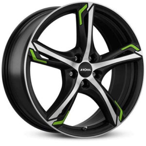 Felga Ronal R62 green 20" 8.5J 5x110 ET35 Crna