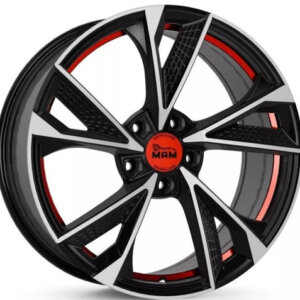 Felga MAM RS6 16" 7.0J 5x120 ET35 Crna