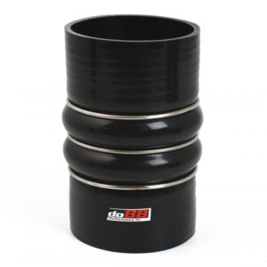 Silikonska cijev crna 2-Humps 3,25" (83mm)