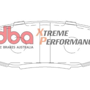 DBA XP stražnje kočione pločice za Lexus LX, Toyota Land Cruiser