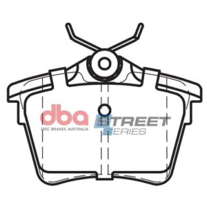 DBA SS stražnje kočione pločice za Peugeot 407, Peugeot 607