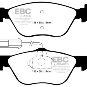EBC Ultimax prednje kočione pločice za Alfa Romeo 156, FIAT Coupe