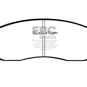 EBC Ultimax prednje kočione pločice za Nissan MAXIMA (aliases: MAXIMA QX), Nissan Skyline