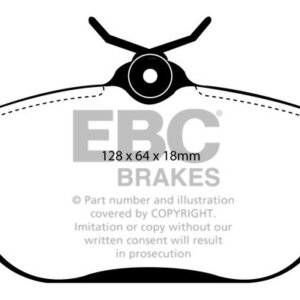 EBC Ultimax prednje kočione pločice za Volvo S90, Volvo V90