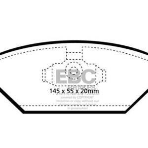 EBC Ultimax prednje kočione pločice za Audi A3