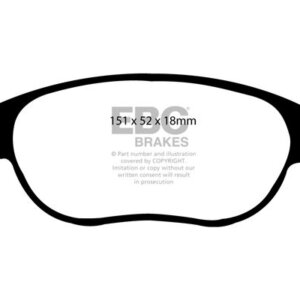 EBC Ultimax prednje kočione pločice za FIAT Punto