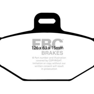 EBC Ultimax stražnje kočione pločice za Renault Laguna