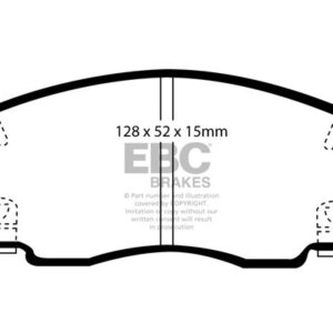 EBC Ultimax prednje kočione pločice za Toyota Previa