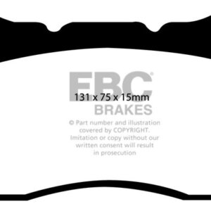 EBC Ultimax prednje kočione pločice za Chevrolet Corvette, Renault Megane