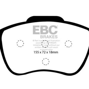 EBC Ultimax prednje kočione pločice za Volvo S60, Volvo S80