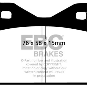 EBC Ultimax prednje kočione pločice za BMW 1502-2002, Lamborghini Jalpa