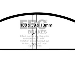EBC Ultimax stražnje kočione pločice za Fiat 125, Fiat 131