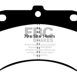 EBC Ultimax prednje kočione pločice za Daihatsu Cuore