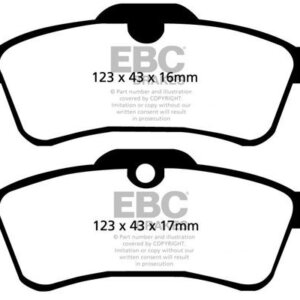 EBC Ultimax stražnje kočione pločice za MINI Hatch