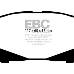 EBC Ultimax prednje kočione pločice za Toyota Previa