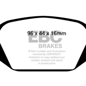 EBC Ultimax stražnje kočione pločice za Alfa Romeo 156, Alfa Romeo 147