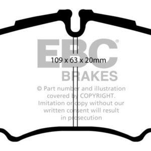 EBC Ultimax stražnje kočione pločice za Ford Transit, Iveco Daily