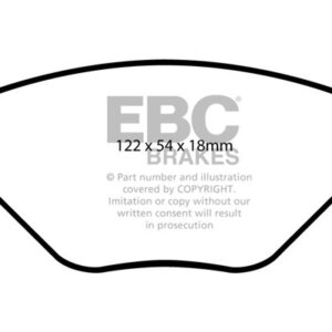 EBC Ultimax prednje kočione pločice za Renault Megane