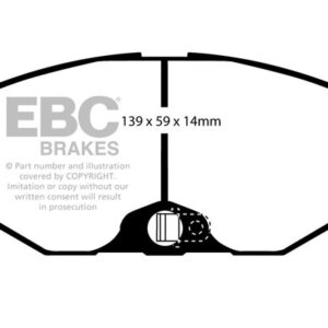 EBC Ultimax prednje kočione pločice za Nissan MAXIMA (aliases: MAXIMA QX)