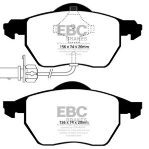 EBC Ultimax prednje kočione pločice za Audi A4, Audi A6