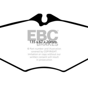 EBC Ultimax prednje kočione pločice za Mercedes-Benz E-Class