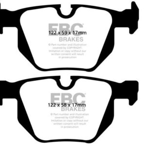 EBC Ultimax stražnje kočione pločice za BMW 5, BMW 6