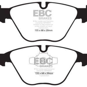EBC Ultimax prednje kočione pločice za BMW 3, BMW Z4