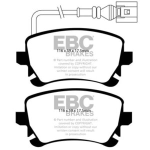 EBC Ultimax stražnje kočione pločice za VW Transporter