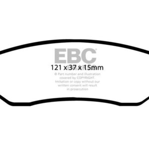 EBC Ultimax stražnje kočione pločice za Daewoo Evanda, Chevrolet Epica