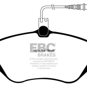 EBC Ultimax prednje kočione pločice za Peugeot 407