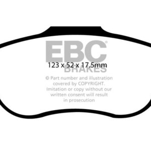 EBC Ultimax prednje kočione pločice za FIAT Panda