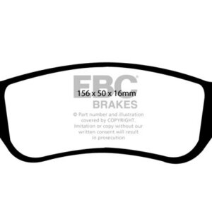 EBC Ultimax stražnje kočione pločice za Jeep Cherokee, Chrysler Voyager