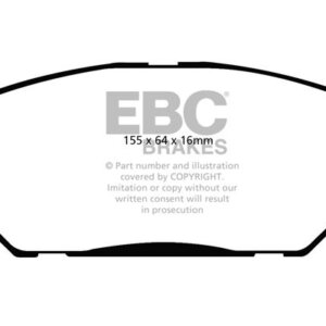 EBC Ultimax prednje kočione pločice za Hyundai ix55