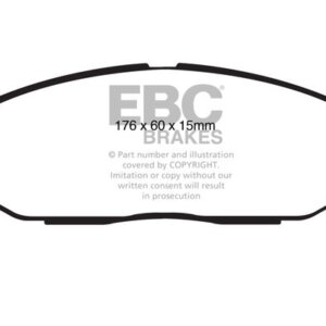 EBC Ultimax prednje kočione pločice za Cadillac CTS, Cadillac STS