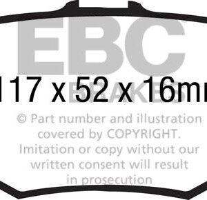 EBC Ultimax stražnje kočione pločice za Ford Explorer