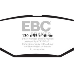 EBC Ultimax stražnje kočione pločice za Chrysler Voyager