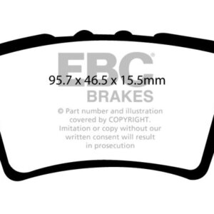 EBC Ultimax stražnje kočione pločice za Honda Civic
